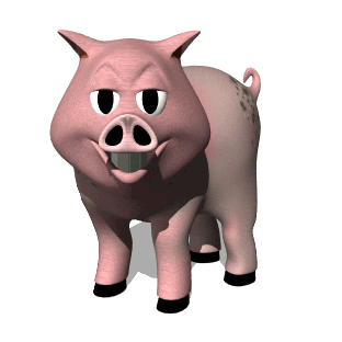 Прыгающая свинка. Свинья танцует. Свинья анимация. Анимированная свинья. Анимированный поросенок.